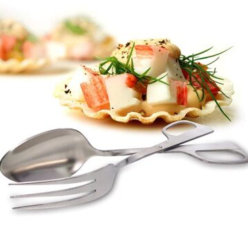 Roestvrij Staal Salade Clip Vlees Voedsel Clip Barbecue Gereedschap Keuken Grill Bakken Salade Steak Groente Pasta Keuken Accessoires