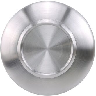 Roestvrij Staal Salade Vorm Ronde Plaat Cake Dessert Effen Lade Diner Borden Westerse Steak Ronde Lade Keuken Serveren Gerechten