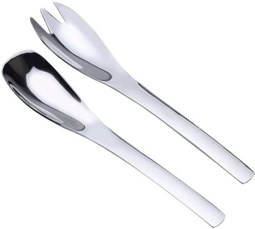Roestvrij Staal Schop Lepel En Vork Koffie Thee Lepel Dessert Snack Salade Vork Lepel Creatieve Fruit Vorken Keuken Servies