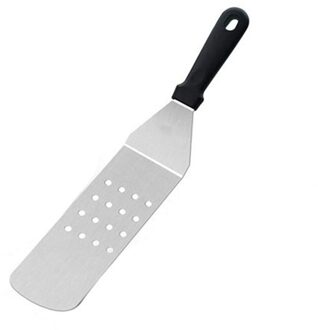Roestvrij Staal Steak Gebakken Schop Lekkende Spatel Pizza Schil Spade Keuken Tool lang Leaky Shovel