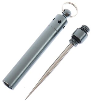 Roestvrij Staal Tandenstoker Aluminium Metalen Tandenstoker Houder Decoratieve Draagbare Outdoor Tandenstoker Met Herbruikbare Voedsel Fruit Pick zwart