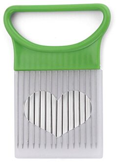 Roestvrij Staal Te Snijden Houder Vork + Groente Plastic Cutter Tomaat Slicer Ui Metalen Vlees Snijder Naald Keuken