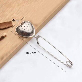 Roestvrij Staal Thee Filter Infuser Sphere Zeef Metalen Theezakje Filter Handvat Lepel Filter Theewaar Pot Bal Zetgroep te 3