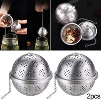 Roestvrij Staal Thee Filter Zeef Sterke Thee Bal Food Grade Kruid Leafs
