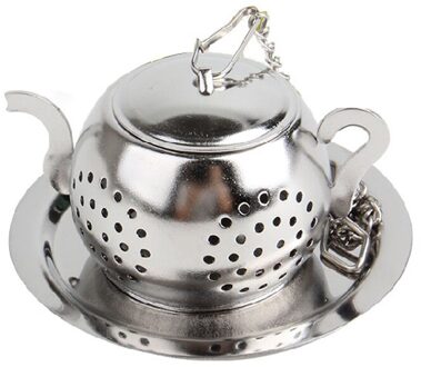 Roestvrij Staal Theezeefje Rocket Shape Thee-ei Filter Steeper Voor Losse Kruid Spice Zetgroep Bal Thee Accessoires Teapot vorm