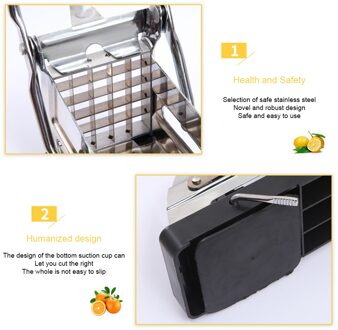 Roestvrij Staal Ui Komkommer Wortel Multipurpose Groente Slicer Aardappel Chipper Handleiding Cutter Keuken Gadgets Frieten