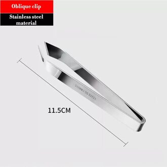 Roestvrij Staal Varken Haar Clip Keuken Huishoudelijke Zalm Bone Clip Kip Eend Veren Plukken Visgraten Tang Pincet Grijs