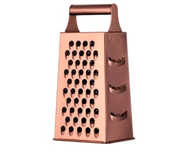 Roestvrij Staal Vier Zijdige Rasp Handheld Multifunctionele Shredder Knoflook Gember Slicer Keuken Groenten En Fruit Gereedschap roos goud