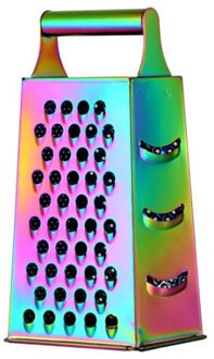 Roestvrij Staal Vier Zijdige Rasp Handheld Multifunctionele Shredder Knoflook Gember Slicer Keuken Groenten En Fruit Gereedschap Symphony