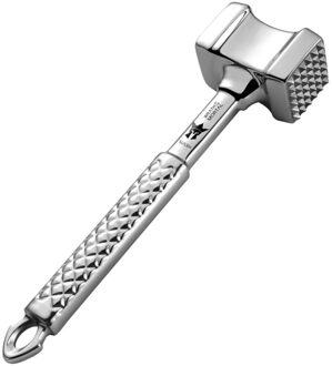 Roestvrij Staal Vlees Hamer Keuken Beefs Varkensvlees Tenderizer Steak Tenderizer Tool Dubbelzijdig Pounder Mallet