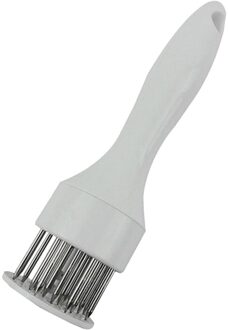 Roestvrij Staal Vlees Steak Kip Tenderizer Naald Mallet Hamer Keuken Tool wit