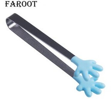 Roestvrij Staal Voedsel Clip Antislip Mini Siliconen Kleine Hand Map Clincher Emmers Ijs Keuken Gereedschap Keukengerei