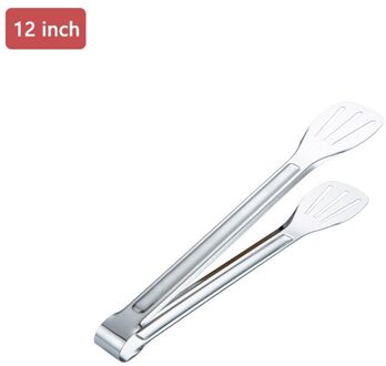 Roestvrij Staal Voedsel Clip Bbq Grillen Tong Salade Brood Presenteren Tong Keuken Barbecue Grillen Koken Tong Keuken Tool A 12duim