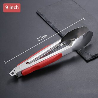 Roestvrij Staal Voedsel Clip Bbq Grillen Tong Salade Brood Presenteren Tong Keuken Barbecue Grillen Koken Tong Keuken Tool B 9 duim