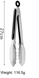 Roestvrij Staal Voedsel Grillen Tang Salade Voedsel Clip Brood Steak Clip Non-stick Huishoudelijke Keukengerei Buffet Koken Gereedschap 03