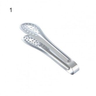 Roestvrij Staal Voedsel Tong Keukengereedschap Koken Tool Anti Warmte Steak Clip 150x50x3 mm