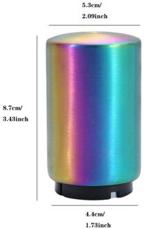 Roestvrij Staal Wijn Bar Opener Multicolor Automatische Magneet Sap Drinken Cap Openers Keuken Gadget