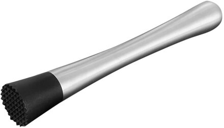 Roestvrij Staal Wijn Mixing Stick Cocktail Muddler Shaker Met Verpletterende Hamer Diy Drinken Fruit Muddler Verpletterd Ijs Bar Tool paars hoofd