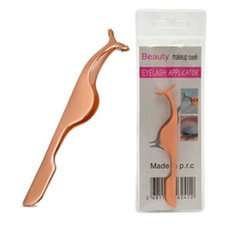 Roestvrij Staal Wimperkruller Wimpers Applicator Remover Clip Valse Wimpers Hulp Tweezer Nipper Make-Up Beauty Tool