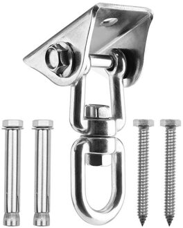 Roestvrij Staal Zware Beton Houten Schommel Hangers Sets Voor Yoga Hangmat Stoel Zandzak Swing 500Kg Capaciteit 360 Draaien