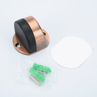 Roestvrij Stalen Deur Zuig Deur Stop Schildpad Dak Punch-Gratis Deur Touch Slaapkamer Badkamer Onzichtbare Deur Stop Floor Deur klem 03