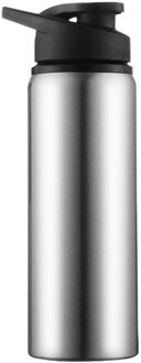 Roestvrij Stalen Fles Water Drinken Rechte Fiets Reizen Waterkoker Buitensporten Pot Thermos Beker Koude Ketel Water Cups # D zilver