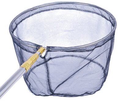 Roestvrij Stalen Frame Vissen Folding Net Brail Hoofd Ronde Kleine Mesh Vissen Hand Schepnet Hoofd Vissen Accessoires 40cm