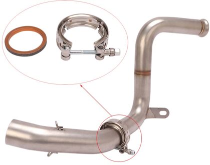 Roestvrij Stalen Gesp Motorfiets Uitlaatpijp Klem Link Buis Fxing Hoepel Plug Gewijzigd Voor Duke 125 250 390 RC390
