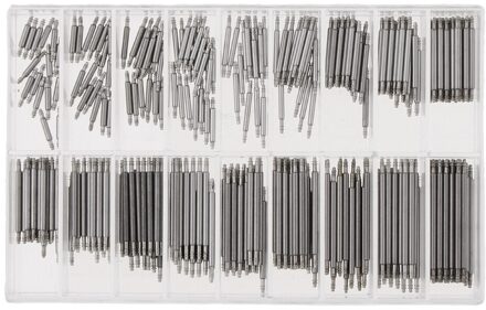 Roestvrij Stalen Horloge Band Spring Bar Strap Link Pins Voor Horlogemaker Horloge Reparatie Tools Onderdelen Accessoires 270stk