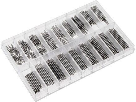 Roestvrij Stalen Horloge Band Spring Bar Strap Link Pins Voor Horlogemaker Horloge Reparatie Tools Onderdelen Accessoires 360stk