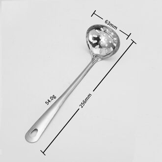 Roestvrij Stalen Lepel Vergiet Pot Lange Steel Lepels Bestek Soep Drinken Gereedschap Keuken Gadget Dikker Lepels Colanders klein Colander
