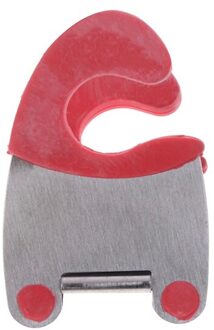 Roestvrij Stalen Pot Clip Scoop Klem Tang Houder Voor Pot Pan Lepel Houder Spatel Opbergrek Keuken Koken Gereedschap rood