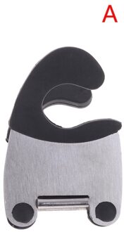 Roestvrij Stalen Pot Clip Scoop Klem Tang Houder Voor Pot Pan Lepel Houder Spatel Opbergrek Keuken Koken Gereedschap zwart