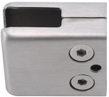 Roestvrij Stalen Vierkante Clip Verstelbare Houder Beugel Clip Voor Glas Plank Armsteun