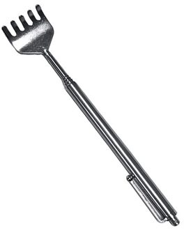 Roestvrij Telescopische Draagbare Uitschuifbare Handy Pocket Pen Clip Terug Scratcher