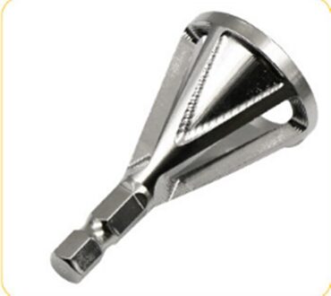 Roestvrij Zwart Staal Ontbramen Externe Afschuining Tool Hoge Sterkte Hardheid Boor Verwijderen Braam grijs