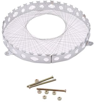 Roestvrijstalen Gasfornuis Gasfornuis Torch Netto Winddicht Energiebesparing Cirkel Cover Case Mesh Keuken Accessoires