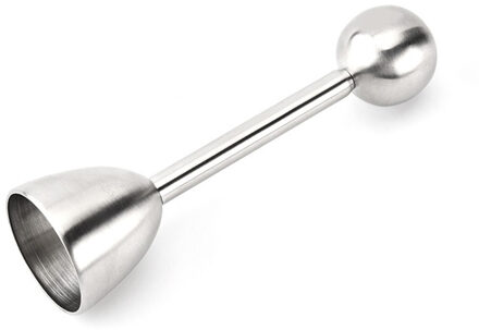 Roestvrijstalen Gekookt Ei Topper Shell Top Cutter Klopper Opener Keuken Tool # T2