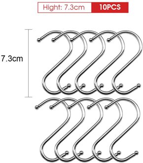 Roestvrijstalen Huishoudelijke Haken voor Opknoping S Vorm Hanger Haak Muur Opslag Jas Tas Haak Keuken Accessoires Hanger Haak Brons