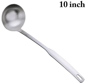 Roestvrijstalen Keuken Pollepel Lange Handvat Soep Scoop Sleuven Pollepel Lepel Bakken Kookgerei Voor Thuis Cocina Accesorio