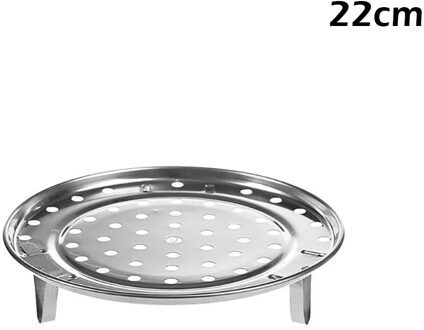 Roestvrijstalen Keuken Steamers Dampende Rack Multifunctionele Kom Stoomboot Rack Lade Mand Keuken Gereedschap Pot Accessoires 22cm