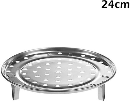 Roestvrijstalen Keuken Steamers Dampende Rack Multifunctionele Kom Stoomboot Rack Lade Mand Keuken Gereedschap Pot Accessoires 24cm