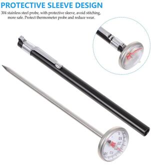 Roestvrijstalen Keuken Thermometer Voedsel Koken Koffie Melk Opschuimen Thermometer