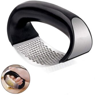 Roestvrijstalen Knoflookpers Handleiding Knoflook Stamper Hakken Knoflook Gereedschappen Curve Fruit Groente Gereedschap Keuken Gadgets