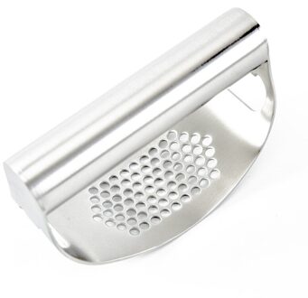 Roestvrijstalen Knoflookpers Knoflook Rolling Tool Gebogen Grinder Vleesmolen Stamper Duurzaam Huishouden Keuken Koken Gadgets