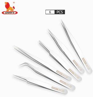 Roestvrijstalen Pincet Dikker Pincet voor Elektronica Drukken Soort Solderen Extension Extra Reparatie Tools WST-10