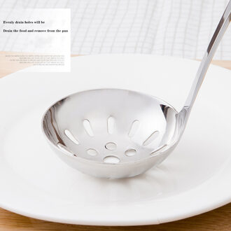 Roestvrijstalen Vergiet Soep Lepel Shell Filter Dessert Lange Handvat Zeef Skimmer Pap Lepels Koken Gereedschap Servies B