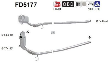 Roetfilter FD5177