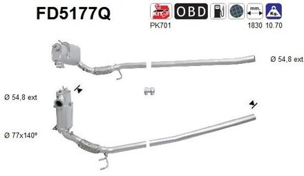 Roetfilter FD5177Q
