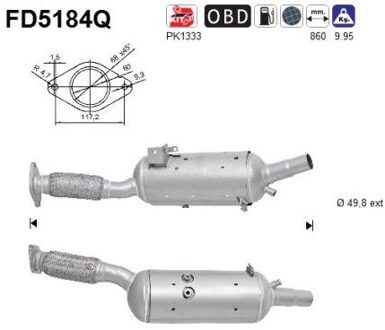 Roetfilter, uitlaatinstallatie FD5184Q
